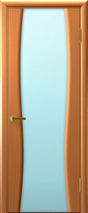 Купить дверь межкомнатную Клеопатра 2 (светлый анегри 34 тон стекло белое) в Москве в интернет-магазине dveri-doors.com