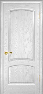 Купить лаура, двери шпонированные, дуб белая эмаль, глухая в Москве в интернет-магазине dveri-doors.com