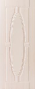 Купить двери ПВХ,  "Орбита" (большой овал), белый клён, глухая в Москве в интернет-магазине dveri-doors.com