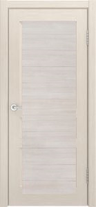 Купить дверь экошпон, Эко -4 Капучино с установленной фурнитурой в Москве в интернет-магазине dveri-doors.com
