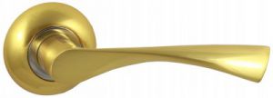 Дверные ручки Vantage, V23C матовое золото.