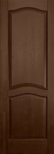 Купить белорусские двери из массива ольхи Лео, Античный орех, глухая в Москве в интернет-магазине dveri-doors.com