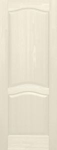 Купить белорусские двери из массива сосны Лео Браш Слоновая кость Глухая  в Москве в интернет-магазине dveri-doors.com
