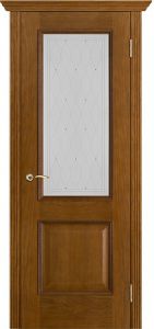 Купить двери Белоруссии, ШЕРВУД| шпон античный дуб, стекло роса в Москве в интернет-магазине dveri-doors.com