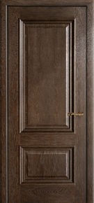 Купить дверь межкомнатную  «Винтаж» глухая дуб винтаж, Натуральный шпон в Москве в интернет-магазине dveri-doors.com