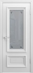 Купить межкомнатные двери эмаль белая, Модель В-1, Стекло в Москве в интернет-магазине dveri-doors.com