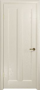 Купить ульяновскую дверь, "Арт Деко" - Ченере-3 Глухая, шпон ясень , цвет аква в Москве в интернет-магазине dveri-doors.com