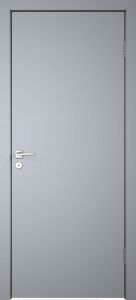 Купить дверь серая (RAL 7040) SIMPLE, с притвором в Москве в интернет-магазине dveri-doors.com