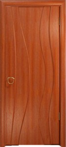 Купить ульяновскую дверь,  "Арт Деко" Корса  Красное дерево  Глухое в Москве в интернет-магазине dveri-doors.com