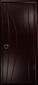 Купить ульяновскую дверь,  "Арт Деко" Корса  Венге, полотно глухое в Москве в интернет-магазине dveri-doors.com