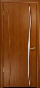 Купить  Ульяновскую дверь| Лиана-1 | Цвет анегри | Белое стекло | Шпонированные двери | в Москве в интернет-магазине dveri-doors.com