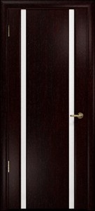 Купить ульяновскую дверь, "Арт Деко", Спация-2 венге, стекло белое в Москве в интернет-магазине dveri-doors.com
