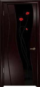 Купить дверь со стеклом | Ульяновскую дверь | Селена стекло МАКИ в Москве в интернет-магазине dveri-doors.com