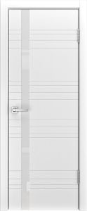 Купить межкомнатные двери Модель A-1, белая эмаль стекло белое в Москве в интернет-магазине dveri-doors.com