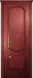 Дверь Венеция (багет), шпон  красное дерево, глухая.