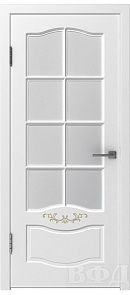 Купить межкомнатную дверь "Прованс 2", белая эмаль, Стекло 47 ДОО в Москве в интернет-магазине dveri-doors.com
