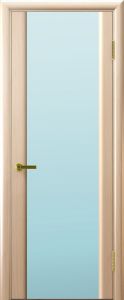 Купить синай-3, шпонированную дверь, белёный дуб, стекло белое в Москве в интернет-магазине dveri-doors.com