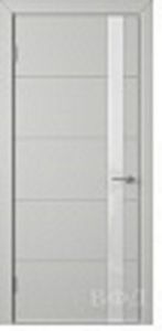 Купить дверь со стеклом Тривиа 50ДО02, эмаль светло-серая в Москве в интернет-магазине dveri-doors.com