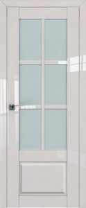 Дверь PROFIL DOORS (профиль дорс) 103L. Белый глянец. Стекло