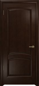 Купить ульяновскую межкомнатная дверь, "Арт Деко", Парма, махагон,  глухая в Москве в интернет-магазине dveri-doors.com