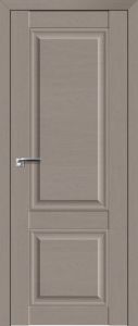 Дверь экошпон PROFIL DOORS 2.41XN, Грувд Серый, глухая.