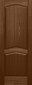 Купить двери из массива сосны Лео, Браш Орех Глухая в Москве в интернет-магазине dveri-doors.com