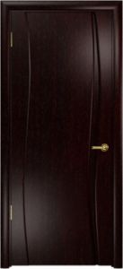 Купить ульяновскую дверь, "Арт Деко" Вэла-1 Венге Глухая в Москве в интернет-магазине dveri-doors.com