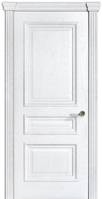Купить дверь межкомнатную  «Назонит» глухая Молочный дуб, Натуральный шпон в Москве в интернет-магазине dveri-doors.com