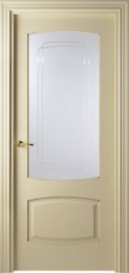 Межкомнатная дверь Valdo 844, Эмаль Слоновая кость, со стеклом