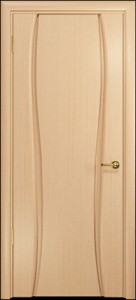 Ульяновская межкомнатная дверь, Лиана-2  Белёный дуб. Глухое