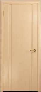 Купить ульяновскую межкомнатная дверь, "Арт Деко", Спация-2 белёный дуб, глухая в Москве в интернет-магазине dveri-doors.com