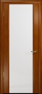 Купить ульяновскую дверь Спация-3, анегри тёмное | Стекло белое | Шпонированная дверь в Москве в интернет-магазине dveri-doors.com