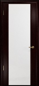 Ульяновская дверь, "Арт Деко", Спация-3 Венге,стекло белое