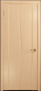 Купить ульяновскую  дверь, "Арт Деко", Спация-Лепесток белёный дуб, глухая в Москве в интернет-магазине dveri-doors.com