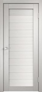 Купить дверь межкомнатную экошпон Duplex 0, дуб белый в Москве в интернет-магазине dveri-doors.com
