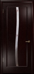 Купить ульяновскую дверь, "Арт Деко"  Лютеа-S венге Стекло в Москве в интернет-магазине dveri-doors.com