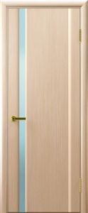 Купить синай-1, шпонированную дверь, белёный дуб, стекло белое в Москве в интернет-магазине dveri-doors.com
