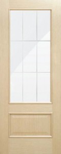 Двери Белоруссии, ДИАНА| шпон белёный дуб, стекло