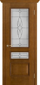 Двери Белоруссии, ВЕНА| шпон дуба, тон 14, стекло
