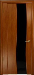 Купить ульяновскую дверь, "Арт Деко"Вэла арт анегри Стекло чёрное в Москве в интернет-магазине dveri-doors.com
