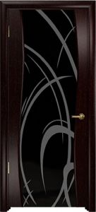 Дверь со стеклом | Ульяновская дверь | Арт деко |  Вэла, рисунок