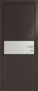 Z4 Грей Кроскут, Дверь с экошпоном PROFIL DOORS, стекло белое. 