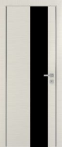 Z5 Эш Вайт Кроскут, стекло чёрное.  PROFIL DOORS (профиль дорс) 